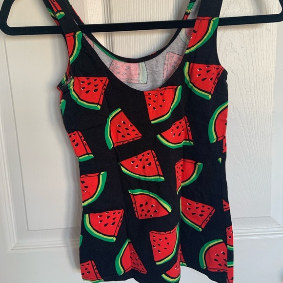 H&M, Graphic Watermelon Tank Top, Size: X Small - Picture 2 of 3